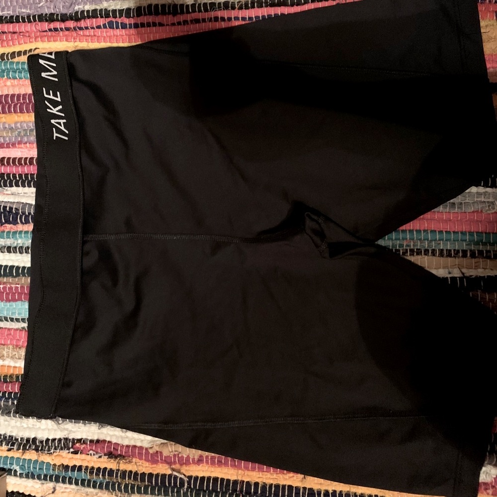F21 Black Biker Shorts